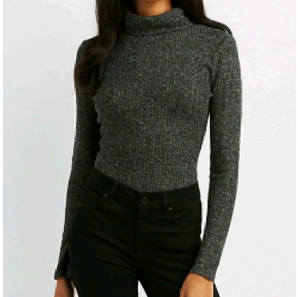 Charlotte Russe Tops - 🐢Turtleneck body suit🐢